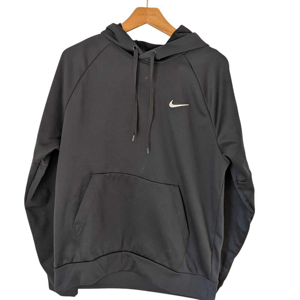 Nike Youth Therma-FIT Black Hoodie (Large) Athleisure Streetwear Gymwear Sporty